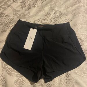 CRZ YOGA Jet Black Workout Shorts